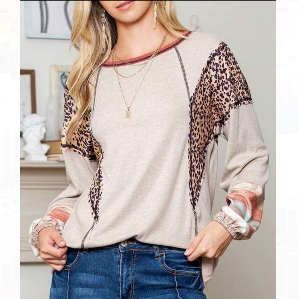 🆕NEW!🛍️Take It Easy Leopard Top 🐾